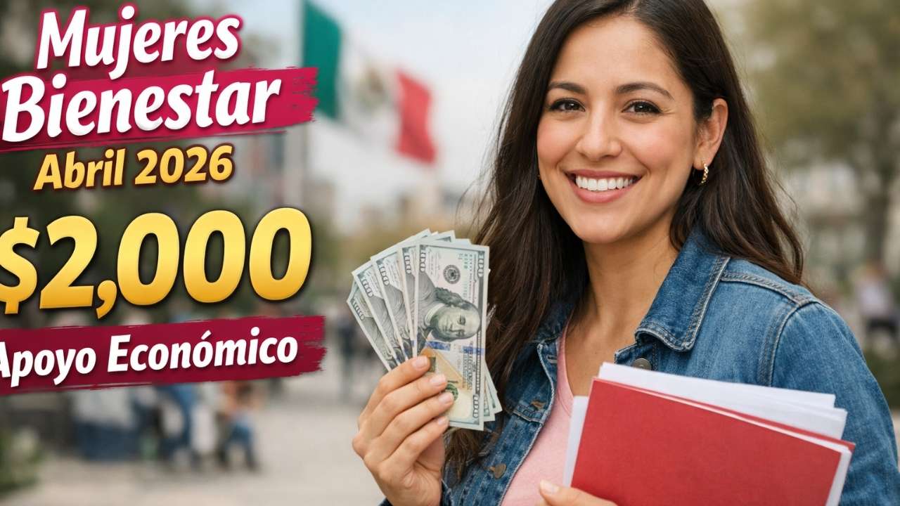 Mujeres Bienestar abril 2026: apoyo económico de $2,000, quiénes son elegibles y cuándo llega el depósito