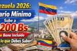 Venezuela 2026: Salario Mínimo Sube a 1.200 Bs con Bono Incluido – Todo lo que Debes Saber