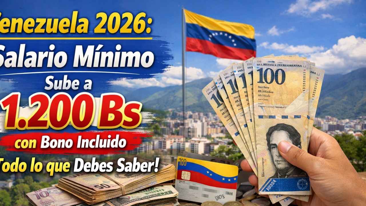 Venezuela 2026: Salario Mínimo Sube a 1.200 Bs con Bono Incluido – Todo lo que Debes Saber