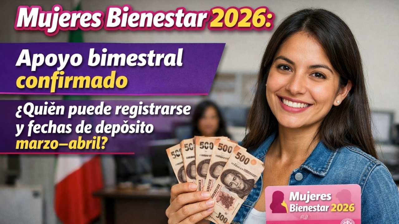 Mujeres Bienestar 2026: apoyo bimestral confirmado, quién puede registrarse y fechas de depósito marzo–abril