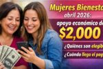 Mujeres Bienestar abril 2026: apoyo económico de $2,000, quiénes son elegibles y cuándo llega el pago