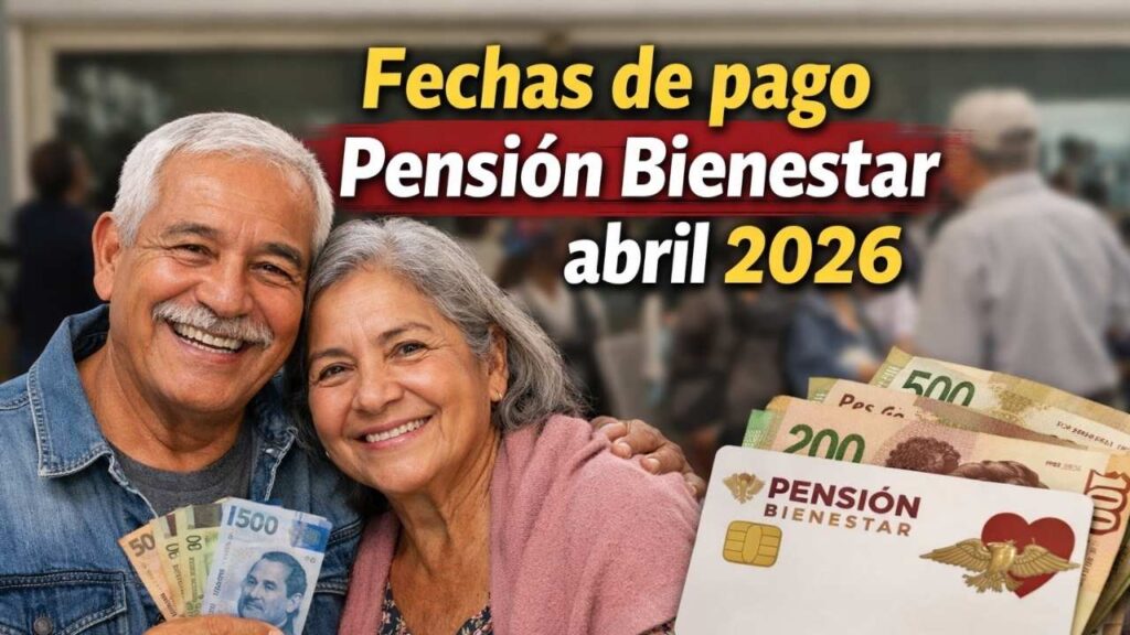 Fechas de pago Pensión Bienestar abril 2026: cómo retirar $6,400 en Banco del Bienestar