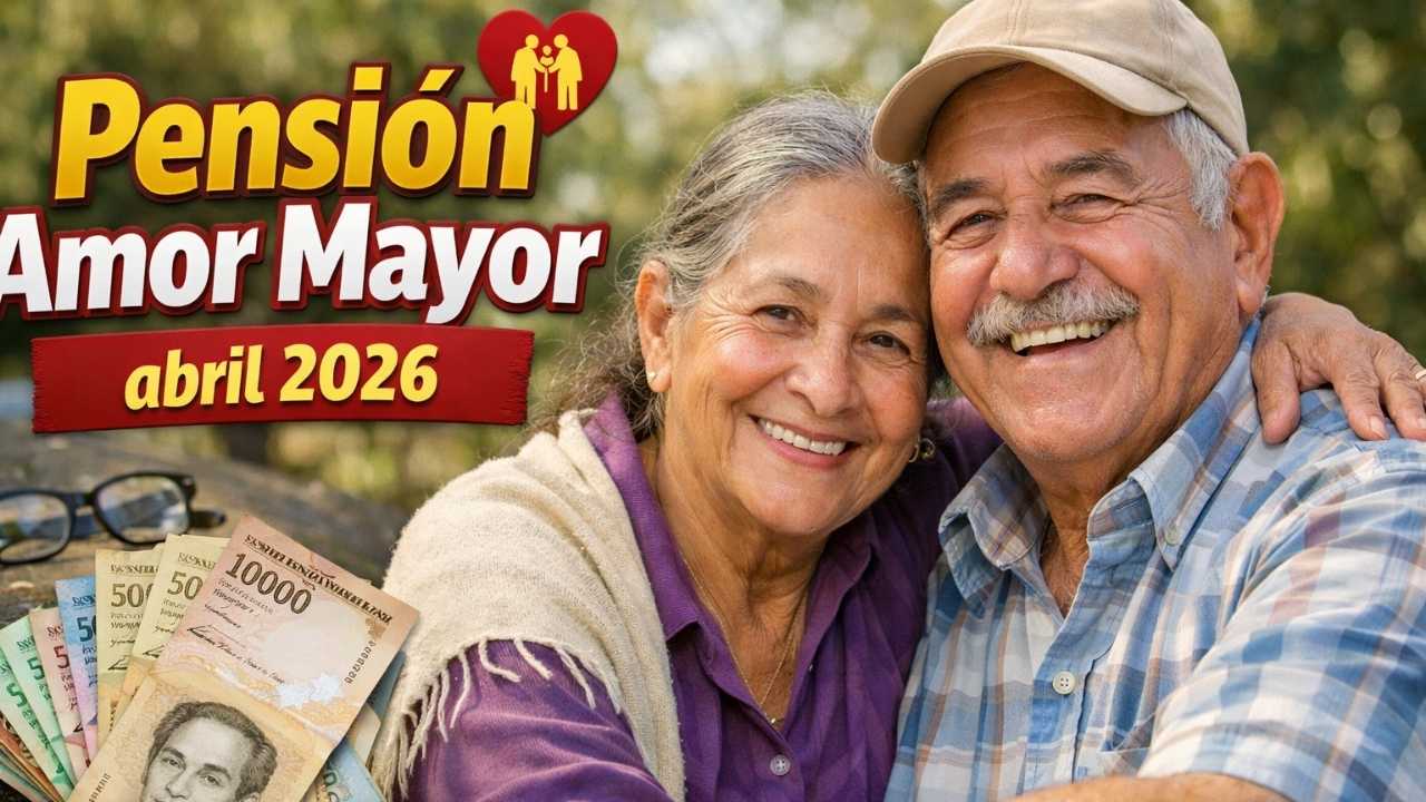 Pensión Amor Mayor abril 2026: adultos mayores cobrarán Bs. 1,300, cómo registrarse en Patria y fecha confirmada